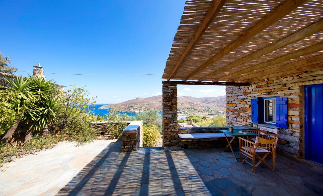 Stone House With A Magical View Villa Otzias Exterior photo